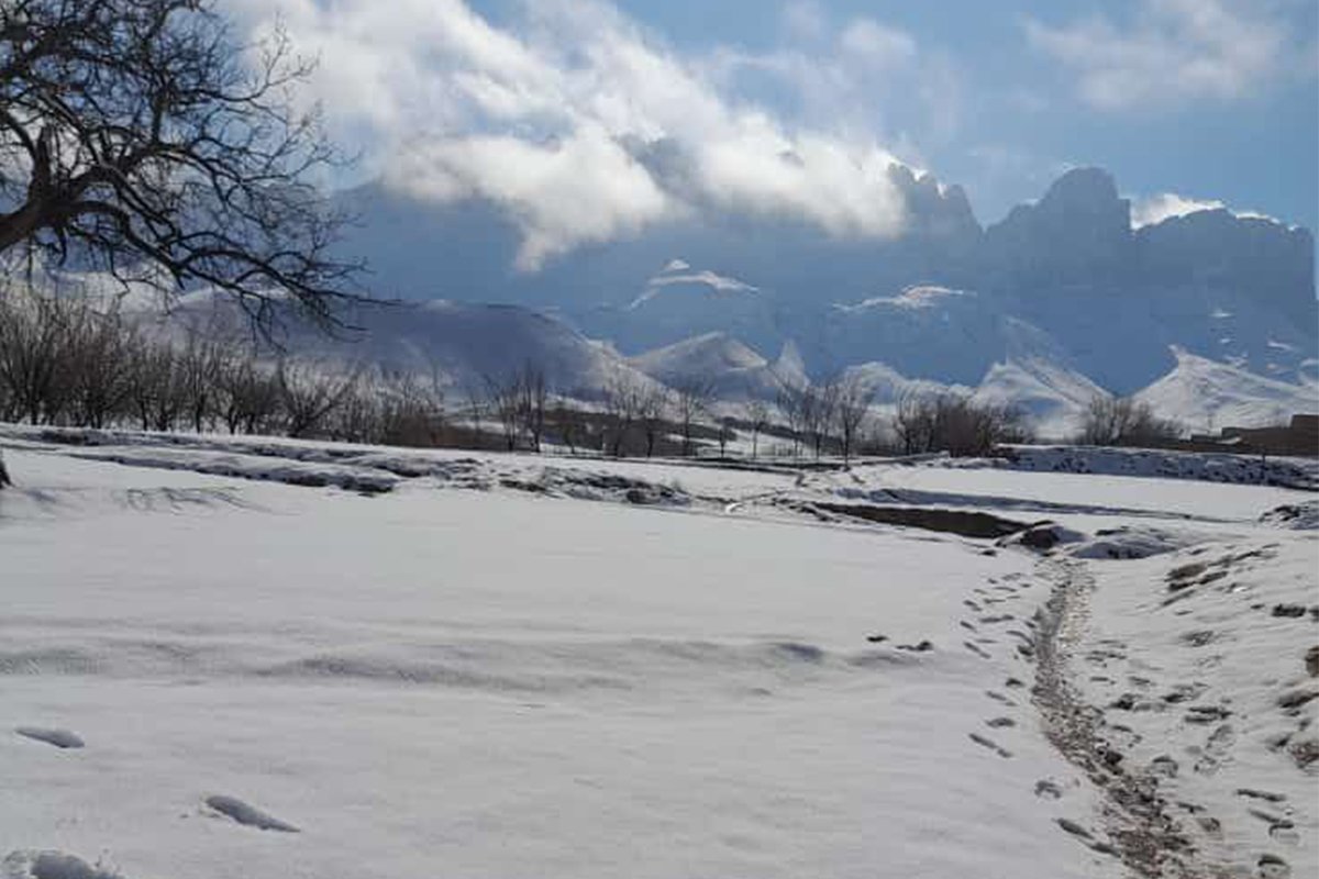 برف زمستانی در ولسوالی پرچمن ولایت فراه 6 - اولین برف زمستانی در ولسوالی پرچمن ولایت فراه